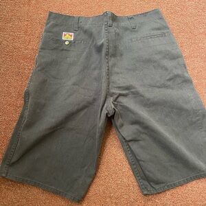 Ben Davis Black Flat Front Shorts